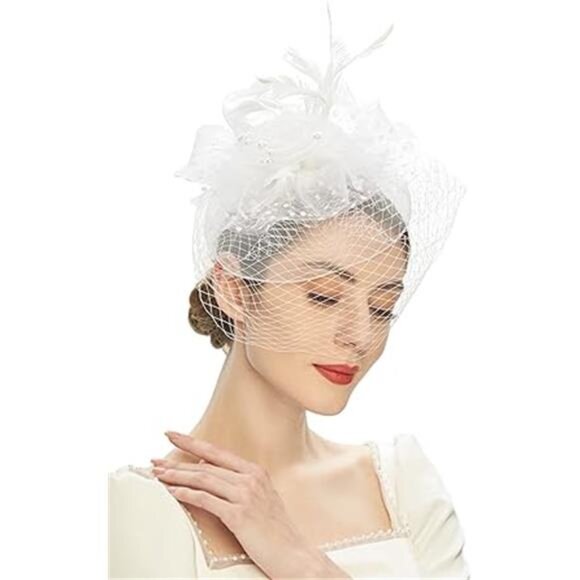 Kentucky Derby Fascinators for Women High Tea Party Hat Wedding Cocktail - Picture 6 of 12